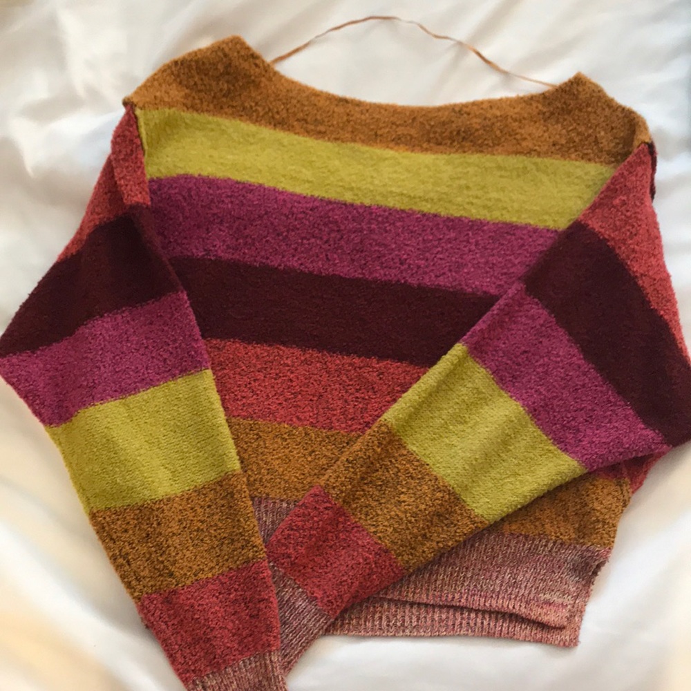 XS striped free people sweater